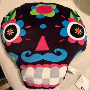 Sugar Skull Decorative Cushion – 11 x 13.7 in – Designed in Denmark